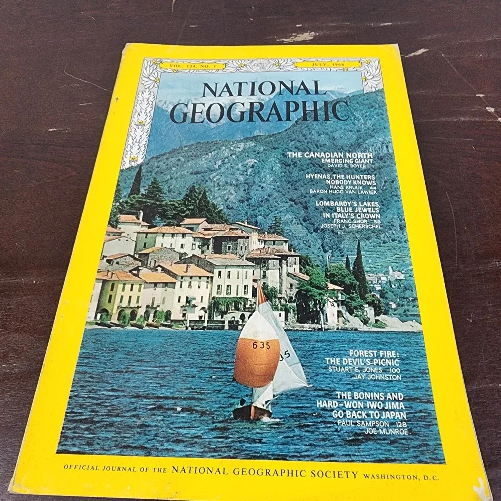 National Geographic Magazine July‎ 1968 No Insert